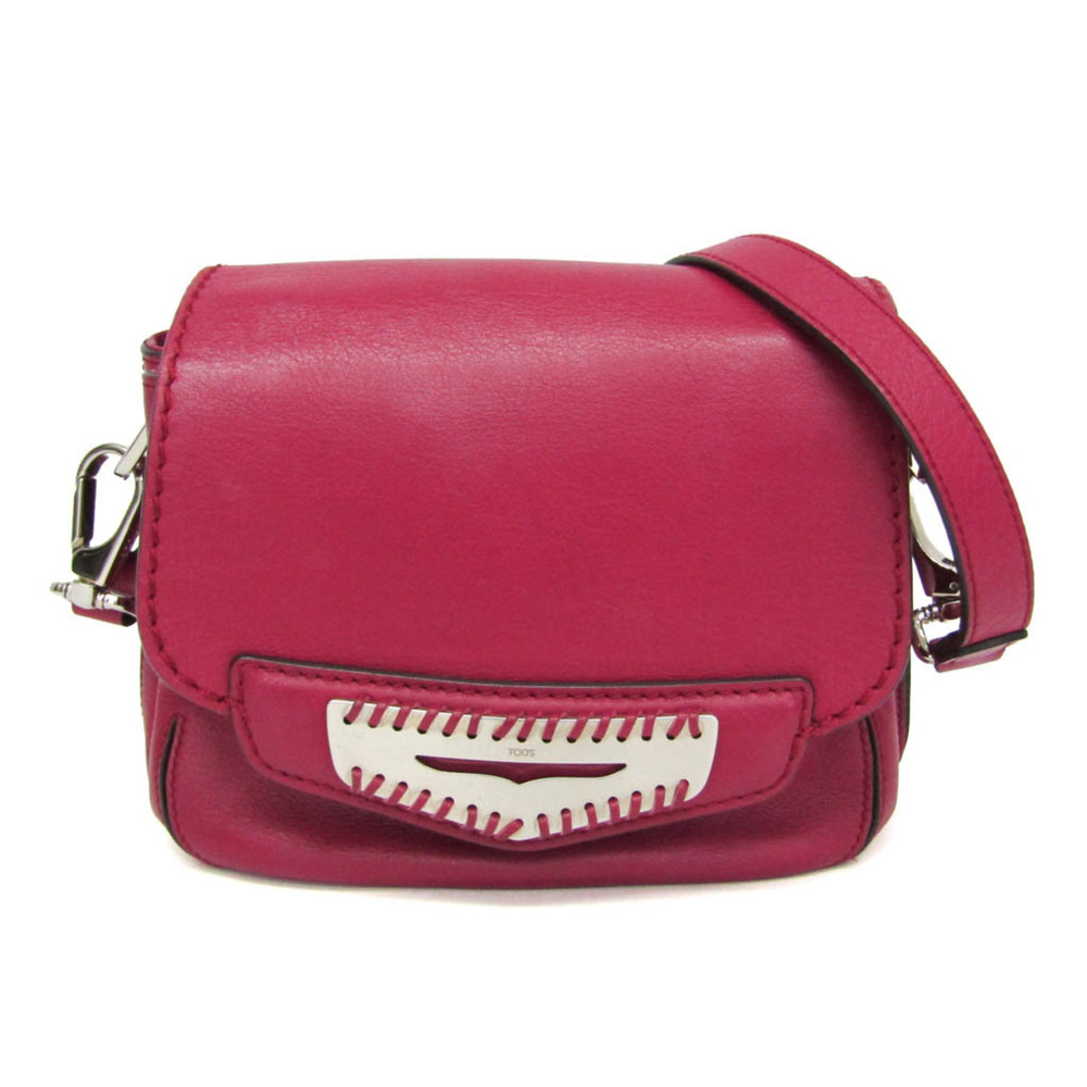 Tod's Mini Crossbody Bag Women's Leather Shoulder Bag Purple